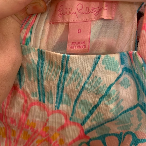 Lily Pulitzer Pink/Blue Seashell Print Dress - Picture 6 of 6